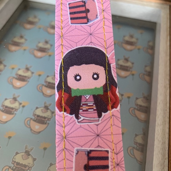 Nezuko wristlet, anime key fob - Picture 3 of 8